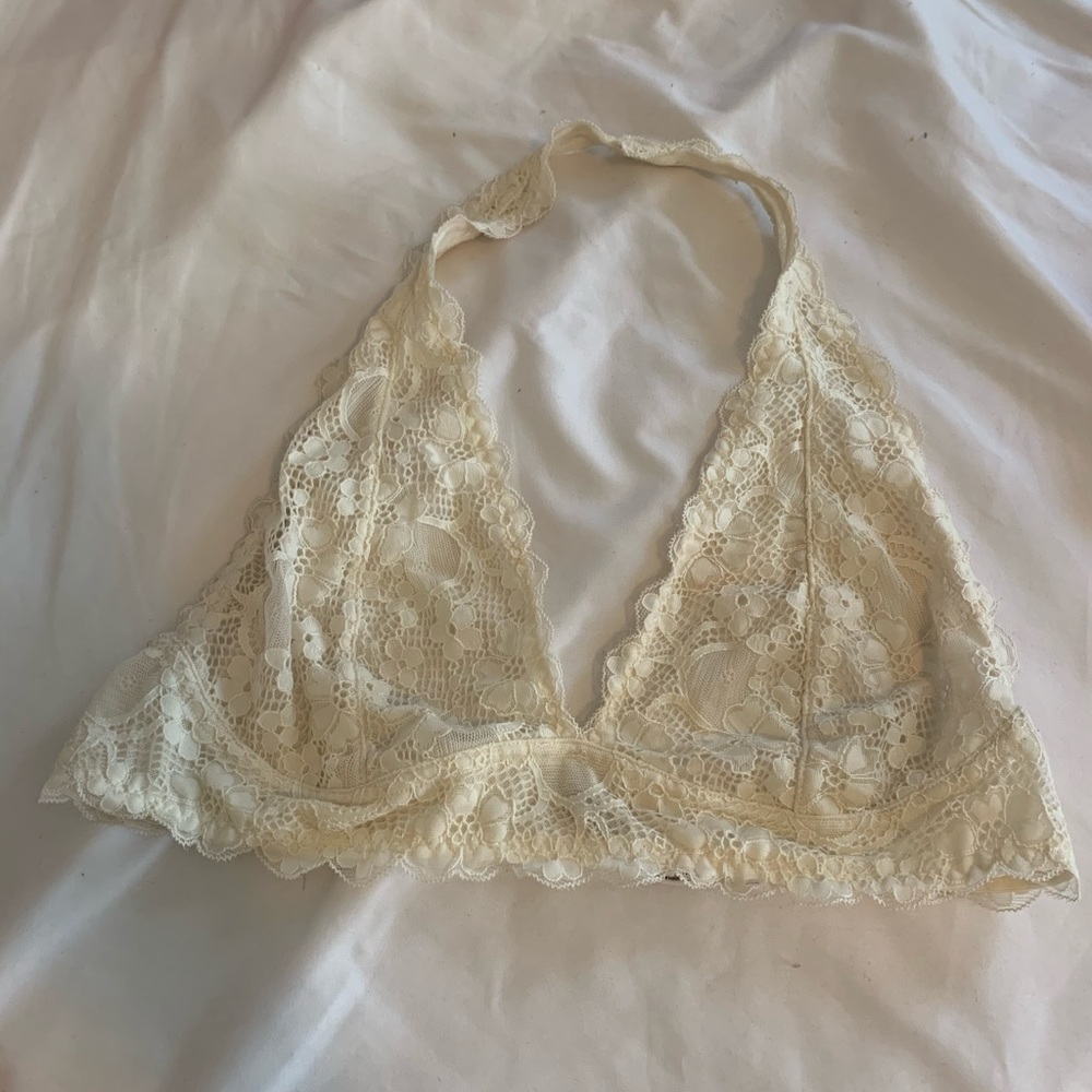 Free people cream bralette
